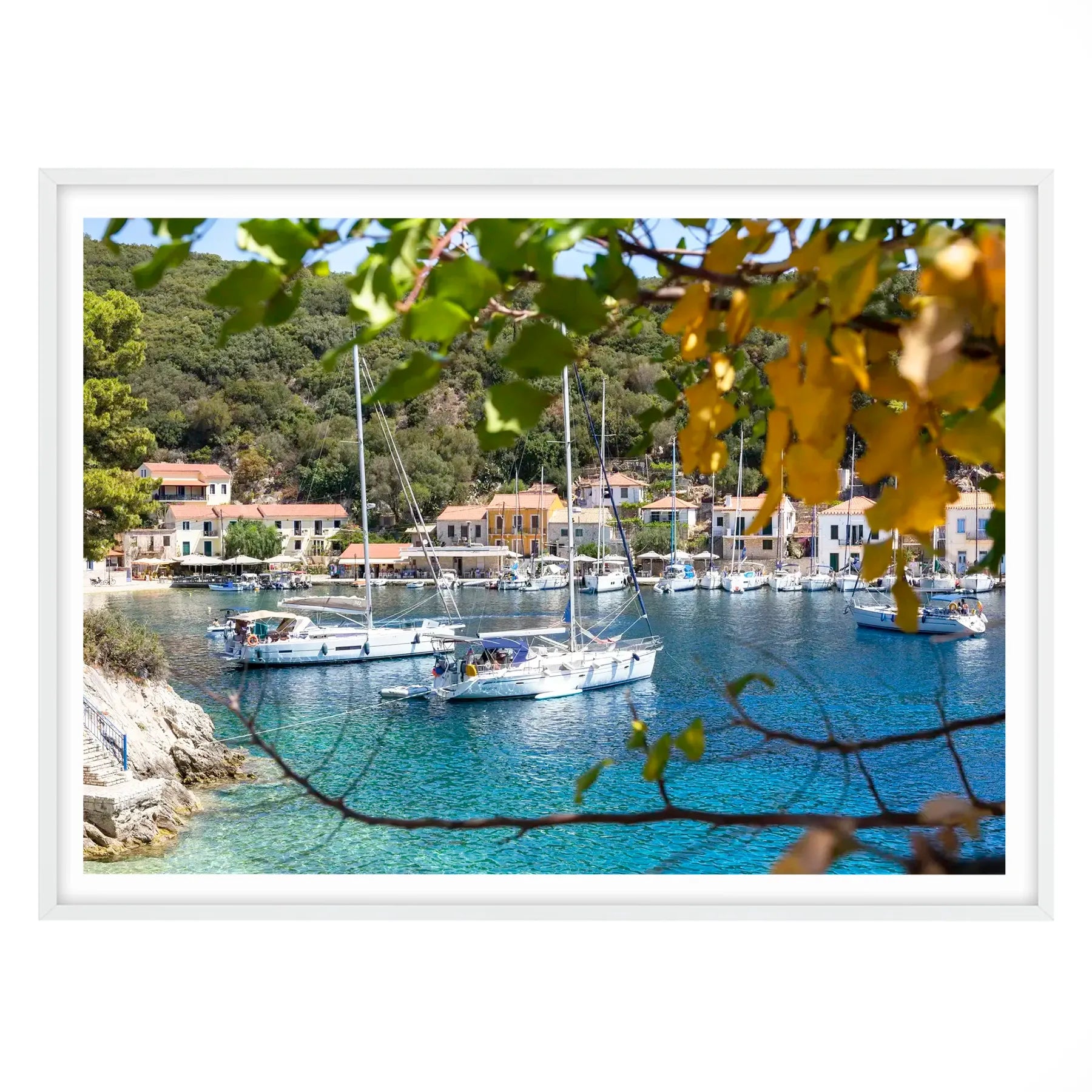 Turquoise Waters of Kioni, Ithaca, Greece