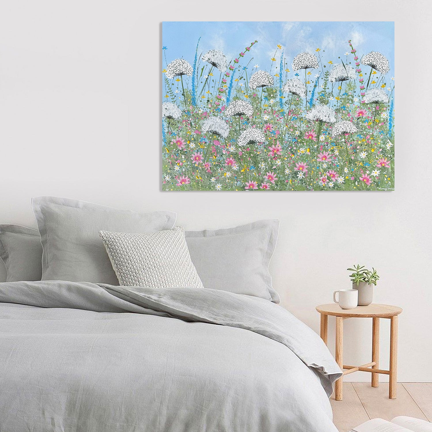 A Field of Whimsy - Nancy Louise Original Painting