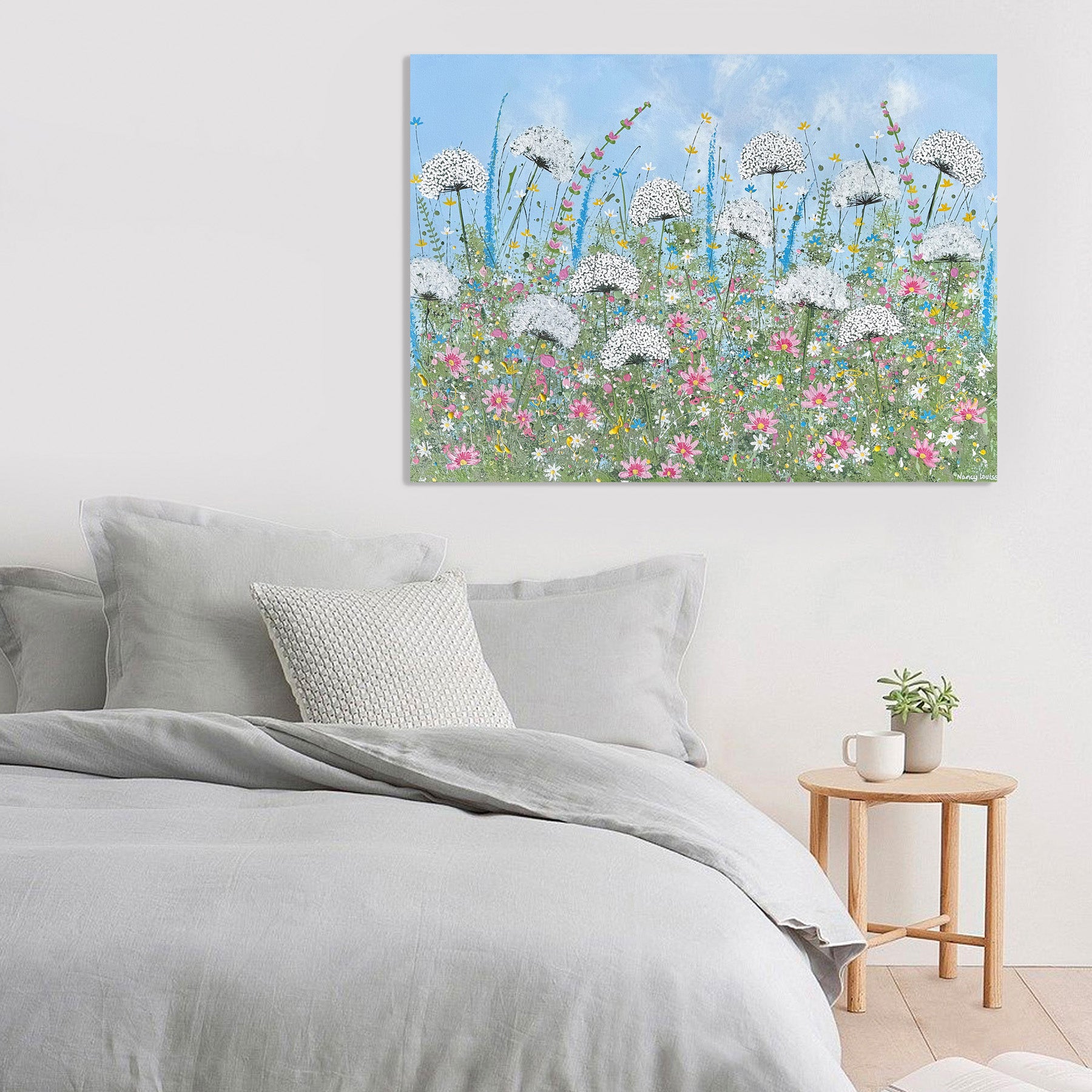 A Field of Whimsy - Nancy Louise Original Painting