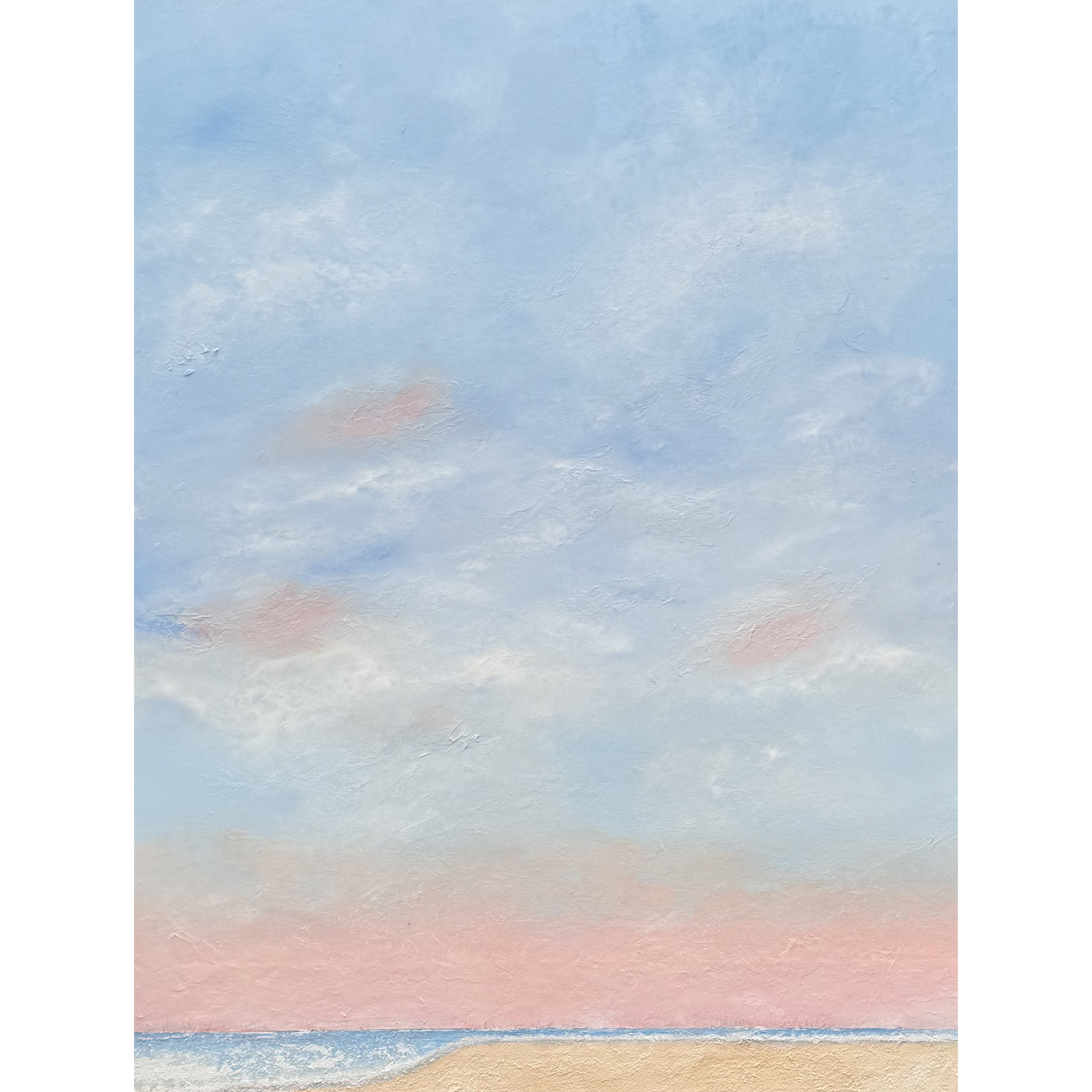 Blush Horizon - Nancy Louise Original Painting