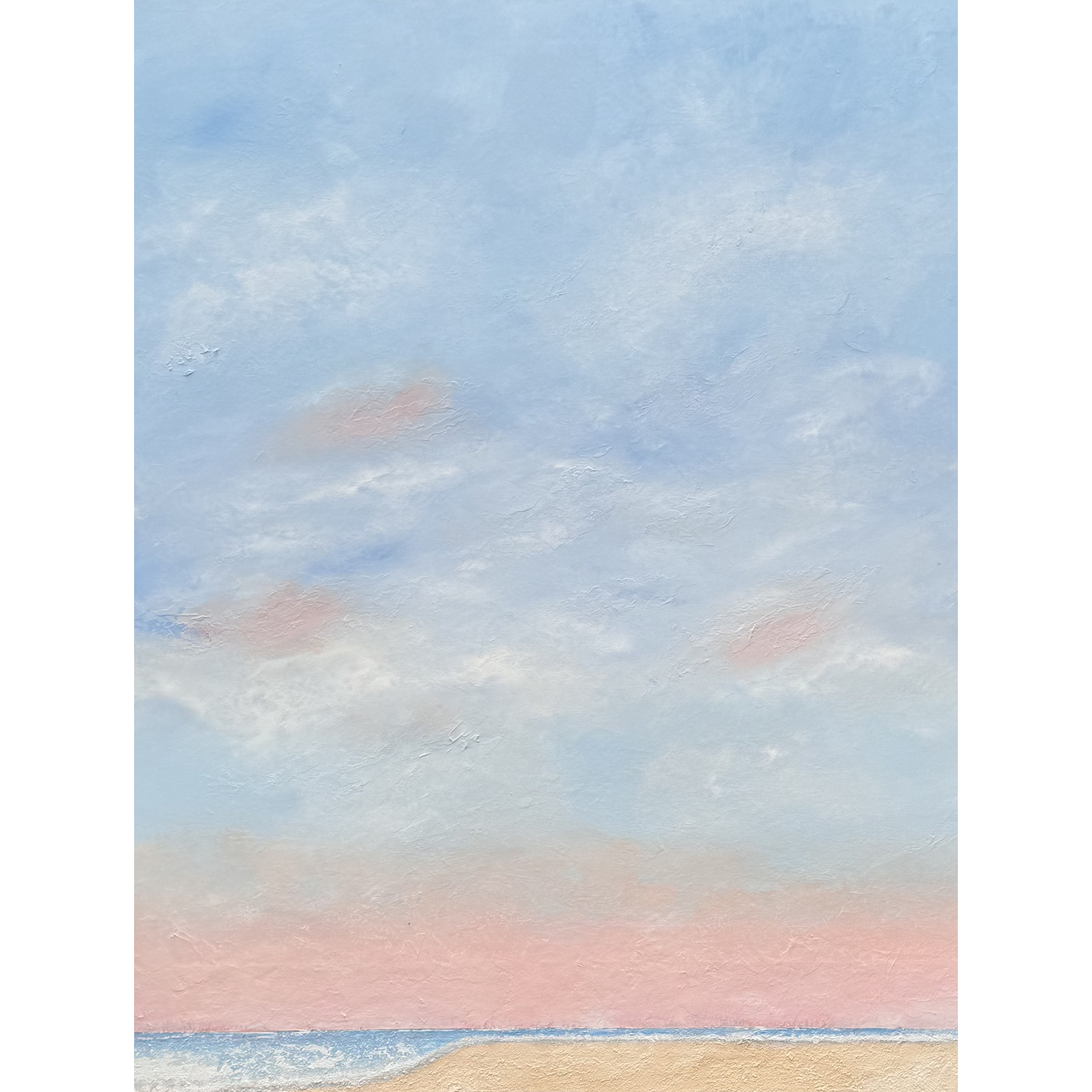Blush Horizon - Nancy Louise Original Painting