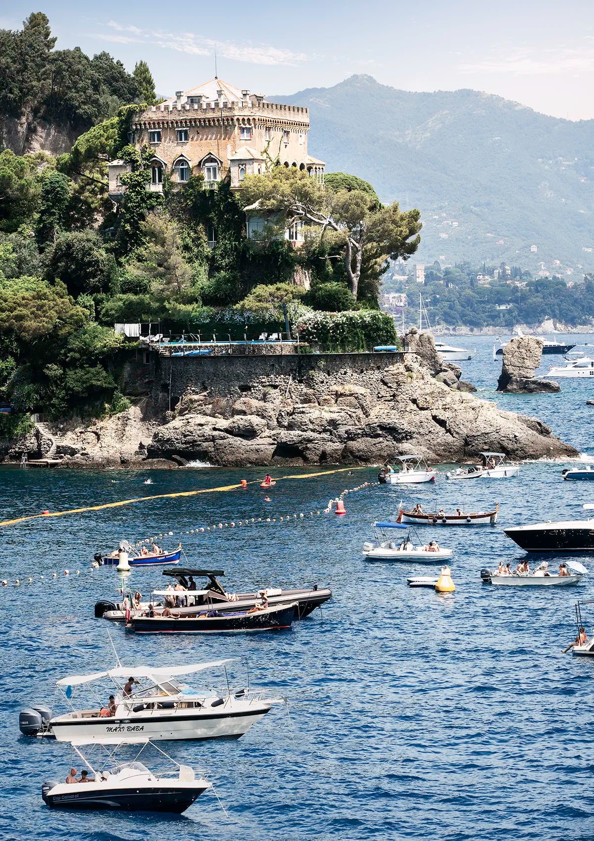 Boats and Bliss in Paraggi - Nostalgic Edit - Wall Art Print