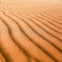 Close-up of sand dunes with ripples in a desert landscape