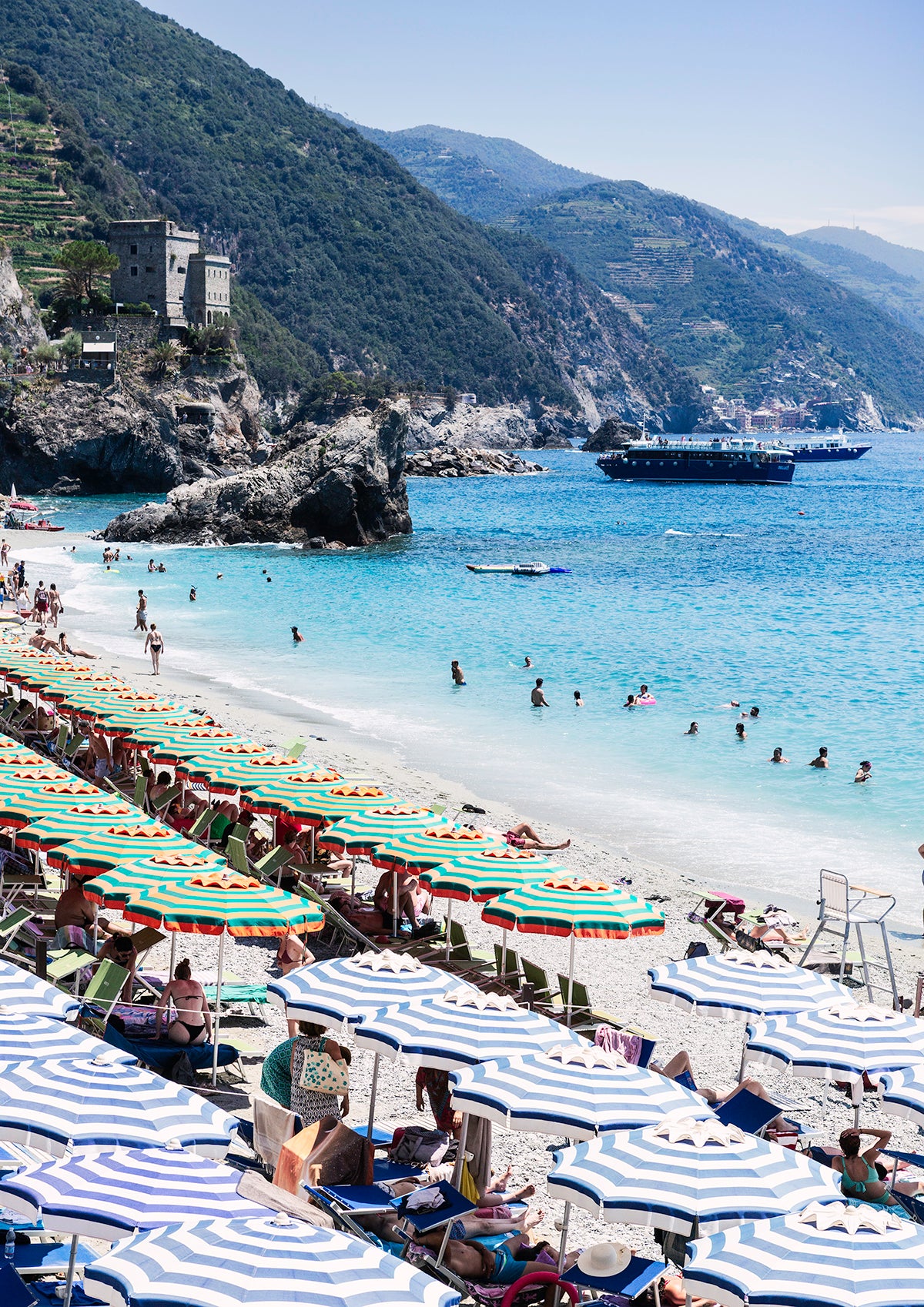 Monterosso Suntan, Cinque Terre - Nostalgic Edit - Wall Art Print