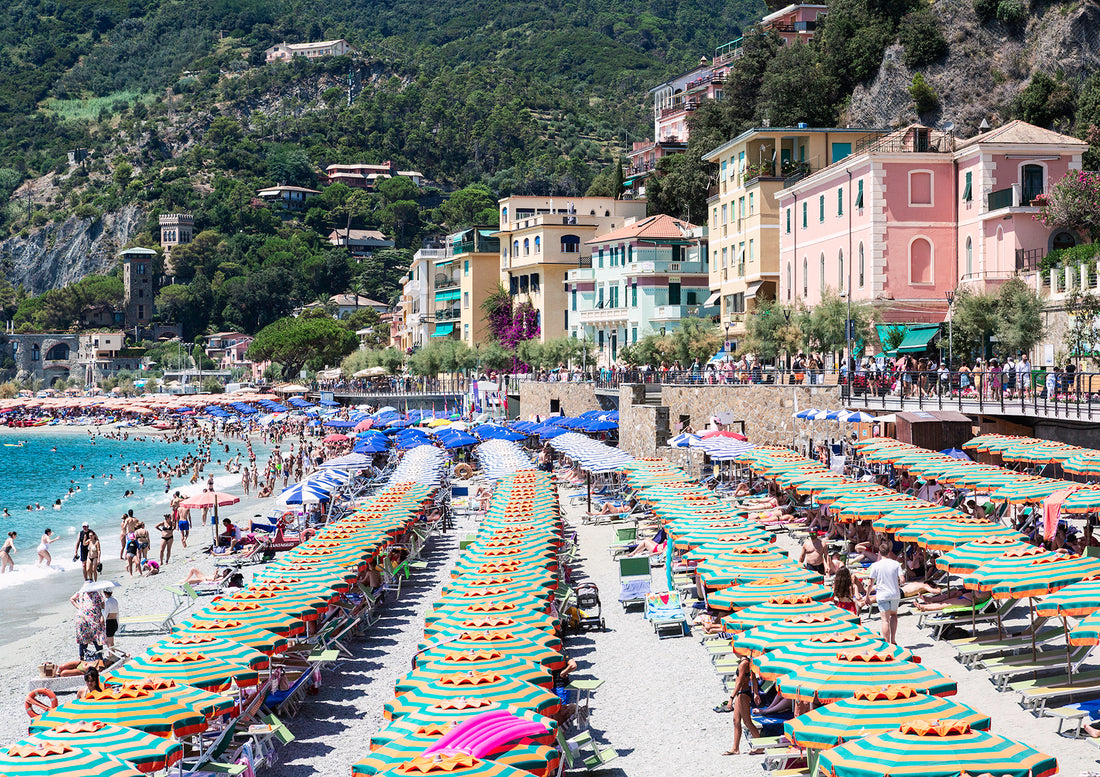 Monterosso Vibes, Cinque Terre - Nostalgic Edit - Wall Art Print
