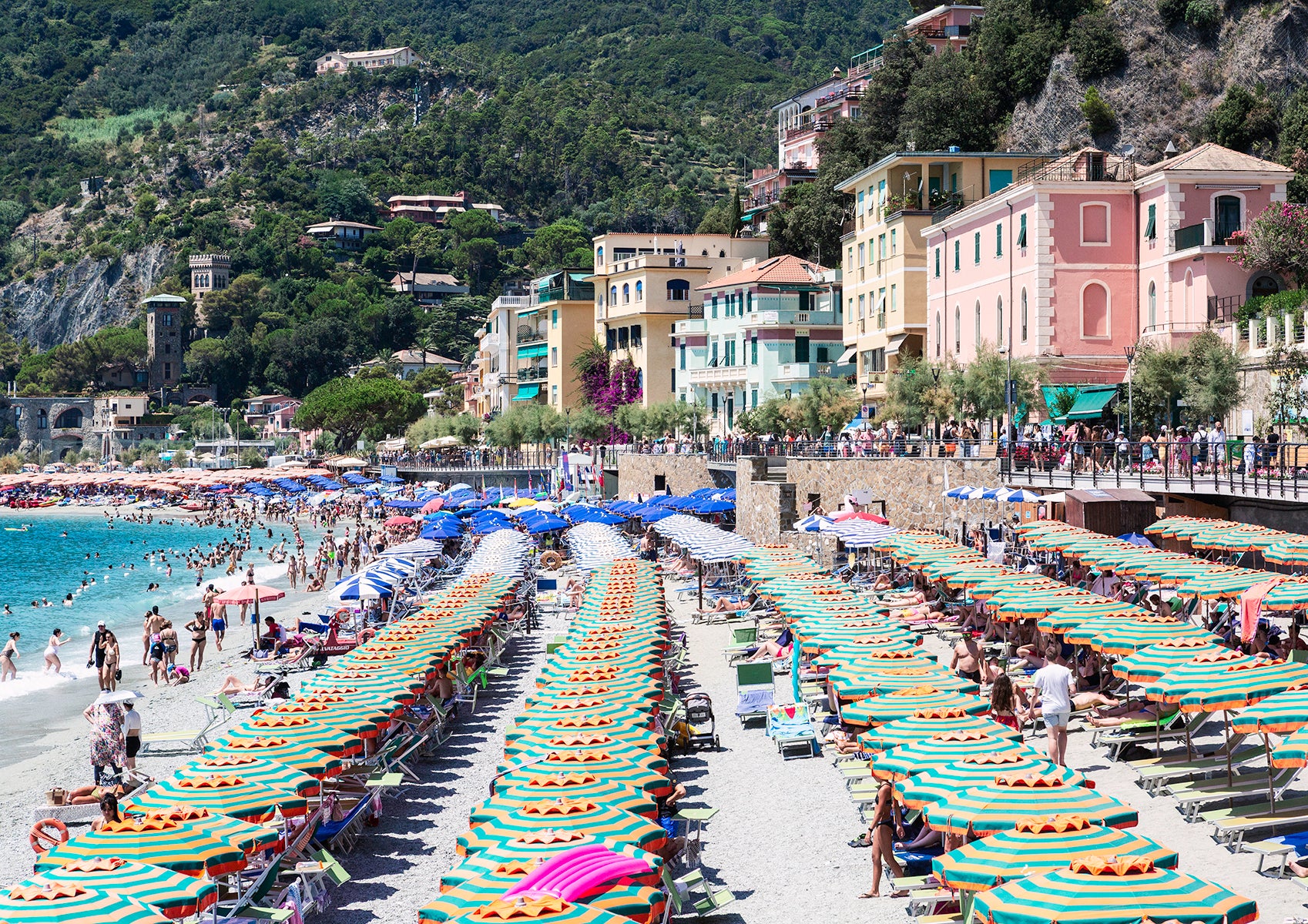 Monterosso Vibes, Cinque Terre - Nostalgic Edit - Wall Art Print