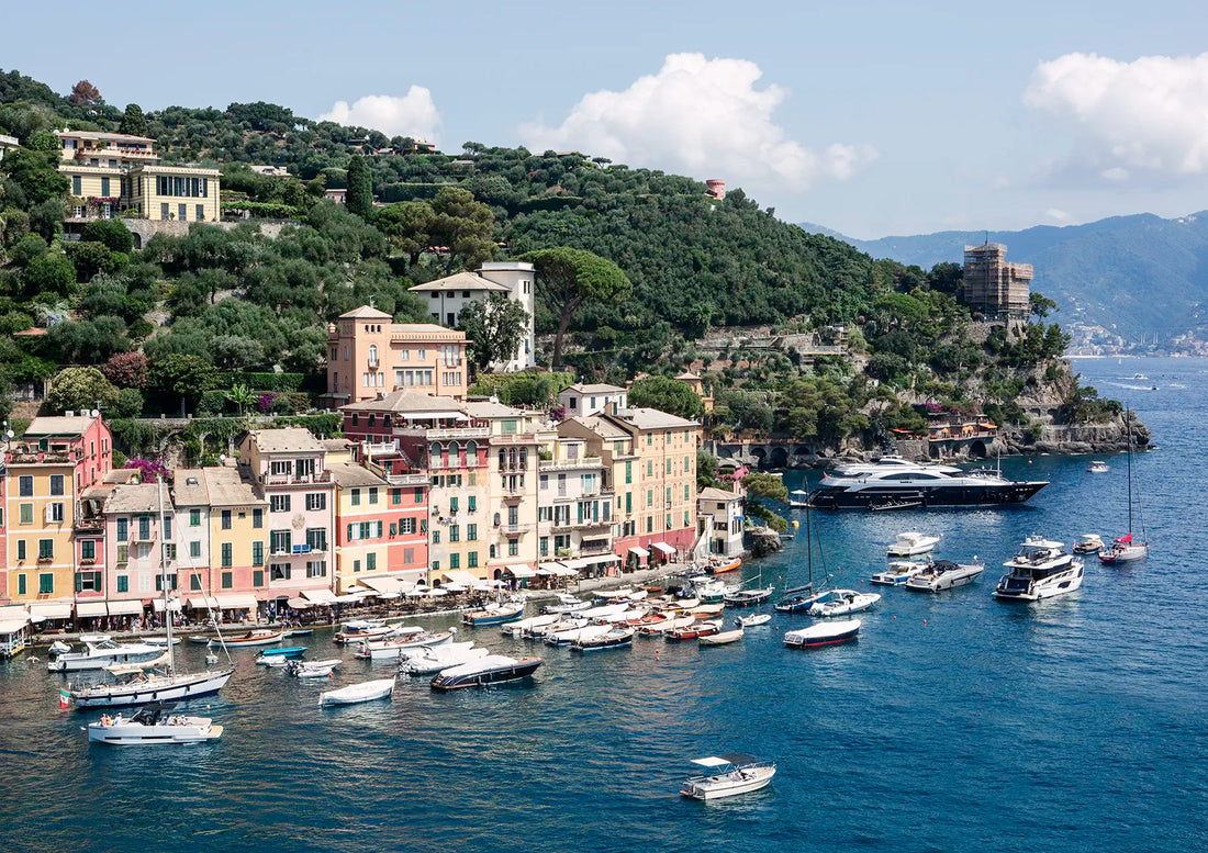 Portofino Harbour - Nostalgic Edit - Wall Art Print