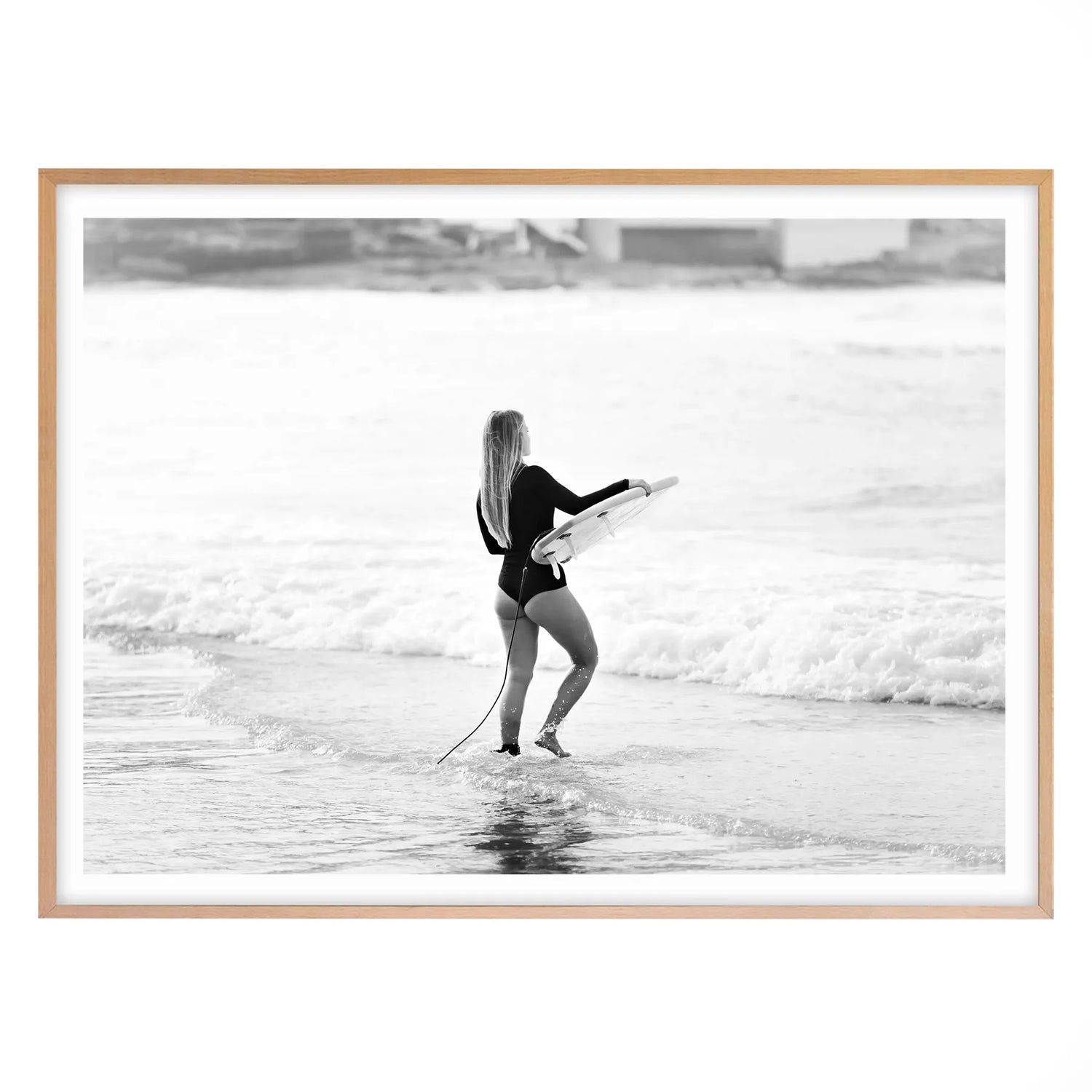Salty Sunrise Session, Manly Beach - Black and White