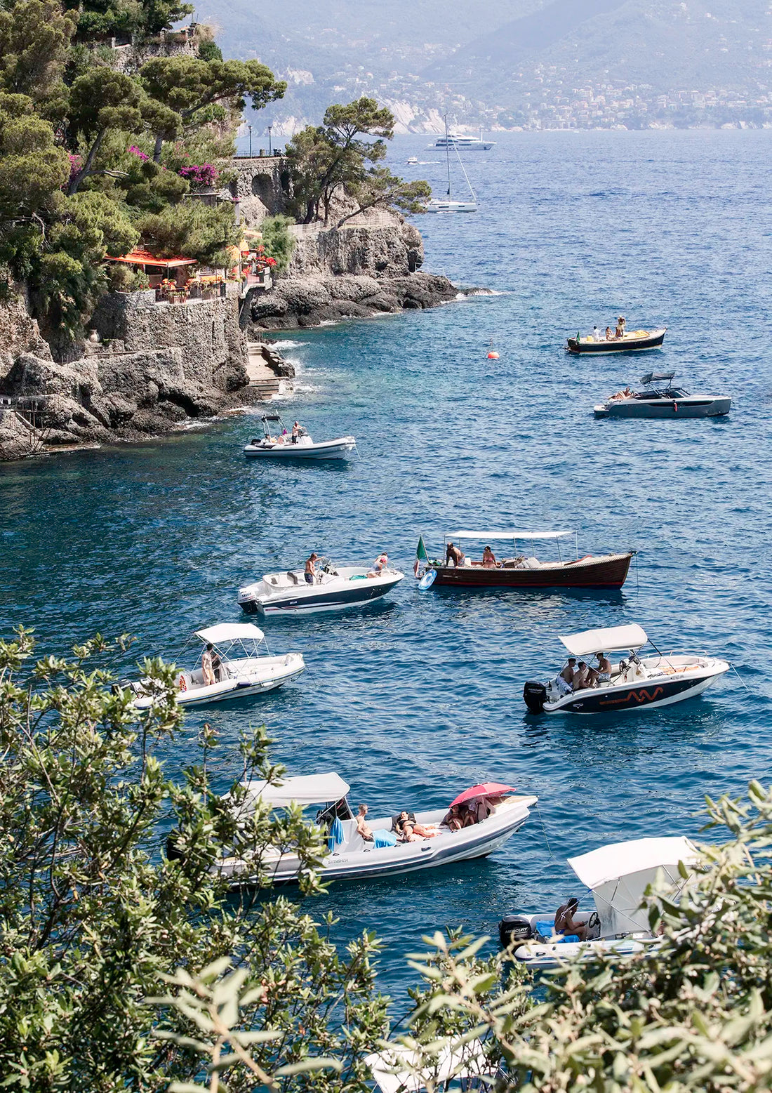 Siesta by the Sea, Portofino - Nostalgic Edit - Wall Art Print