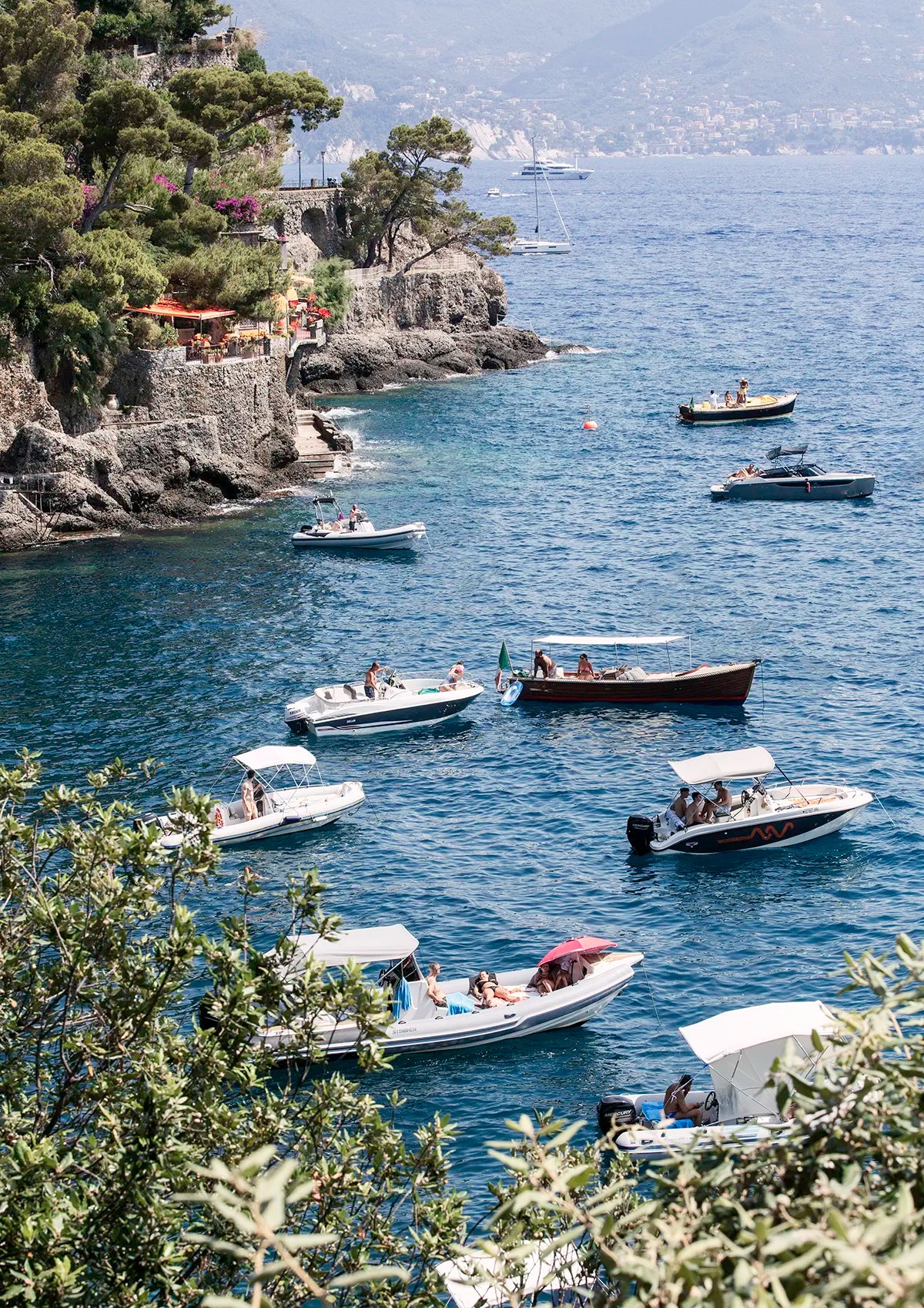 Siesta by the Sea, Portofino - Nostalgic Edit - Wall Art Print