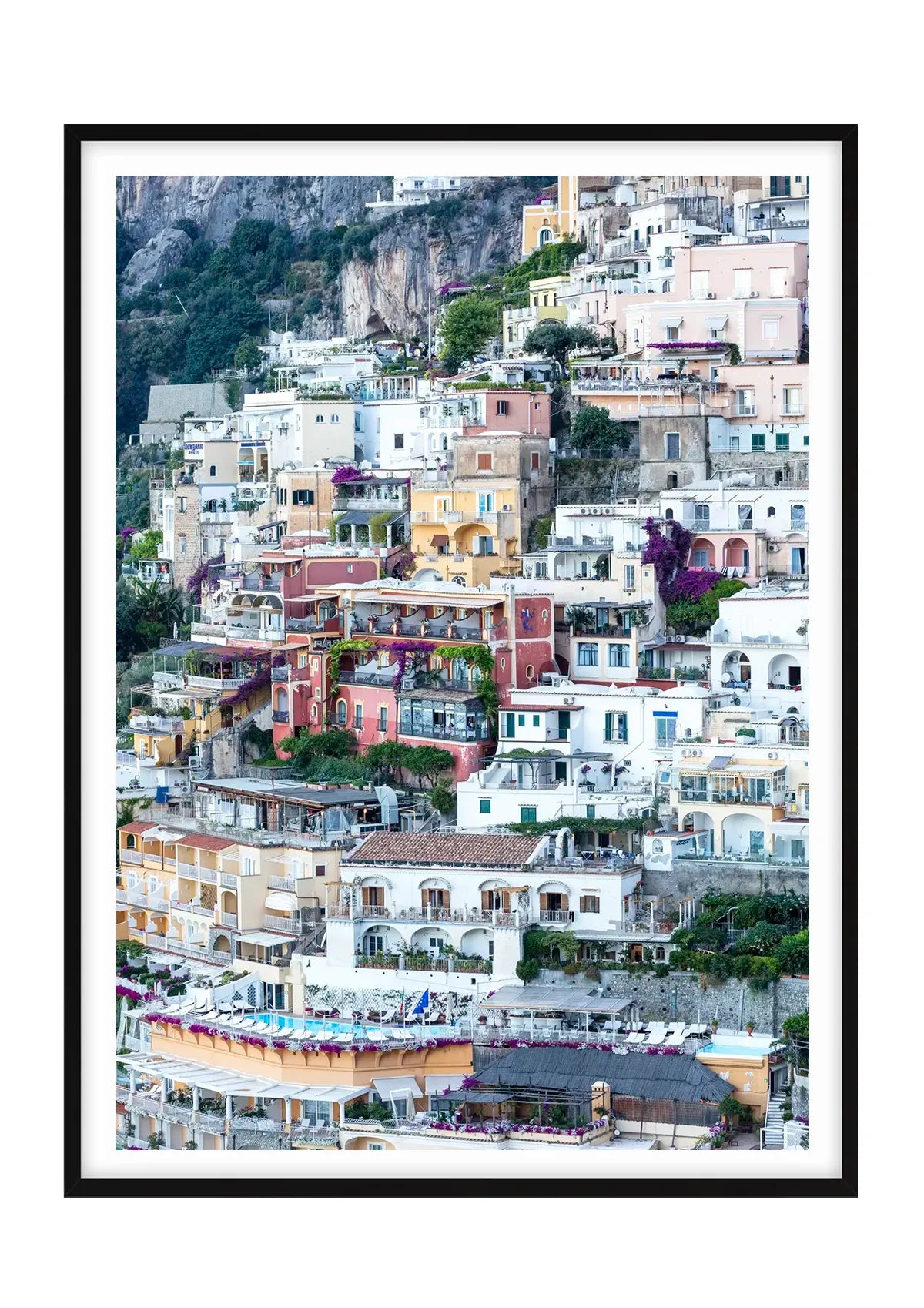 Sun-Drenched Facades, Positano