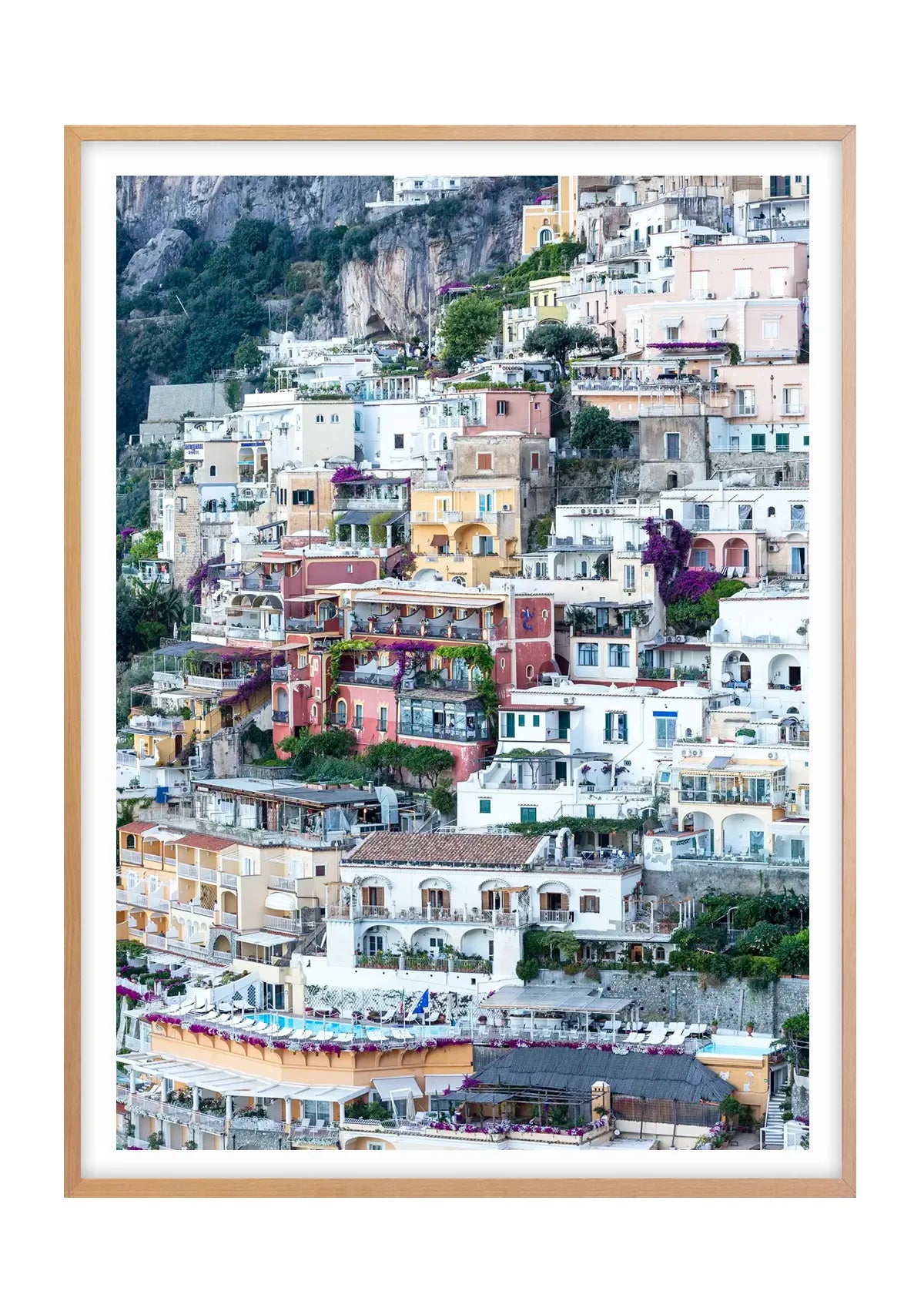 Sun-Drenched Facades, Positano