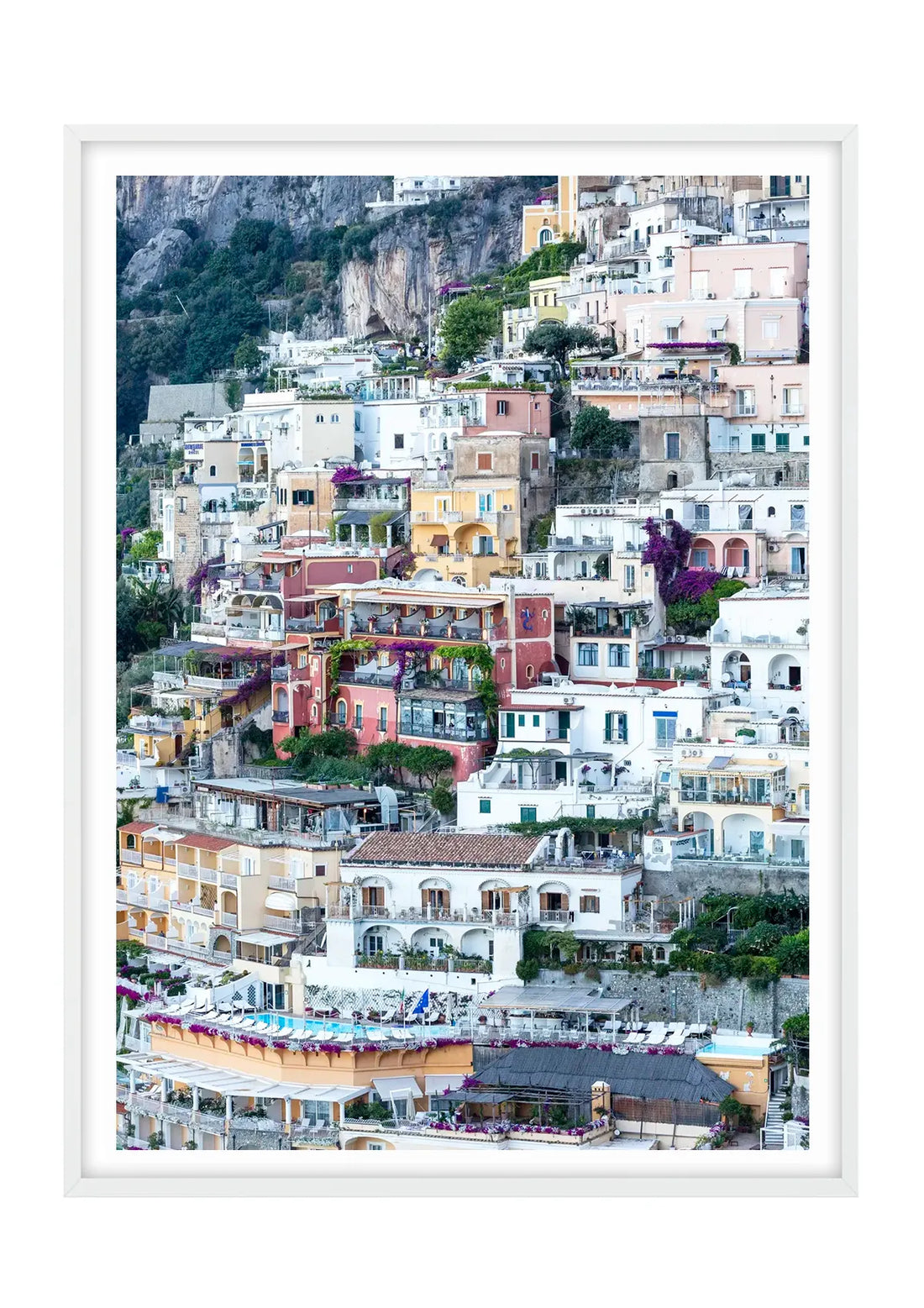 Sun-Drenched Facades, Positano