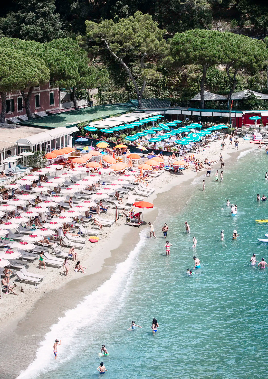 Sun-Drenched Serenity in Paraggi, Portofino - Nostalgic Edit - Wall Art Print