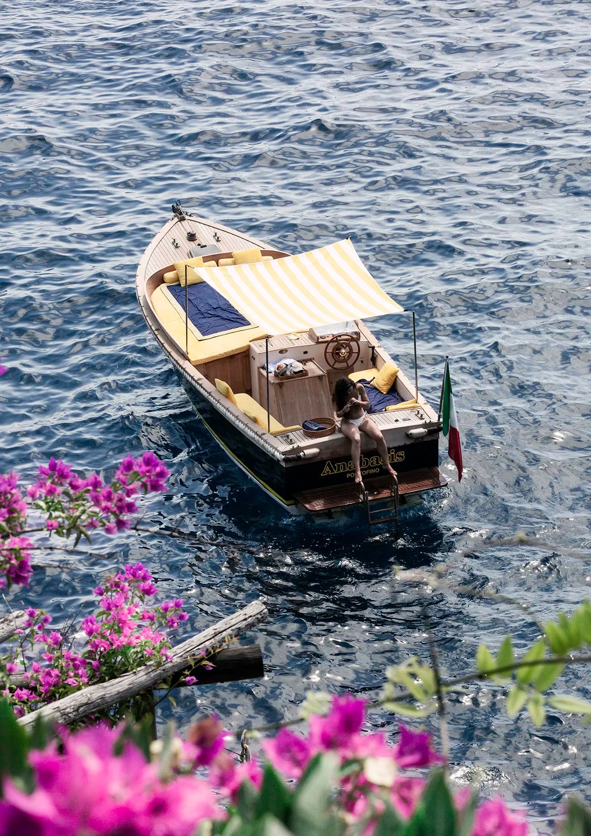 Sun-Kissed in Portofino, Portofino - Nostalgic Edit - Wall Art Print