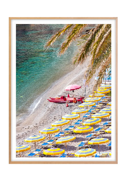 Sunbeds Ready, Mazzarò Beach