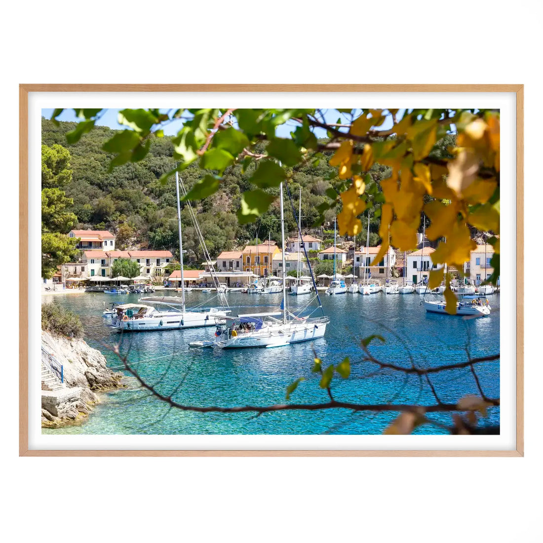 Turquoise Waters of Kioni, Ithaca, Greece