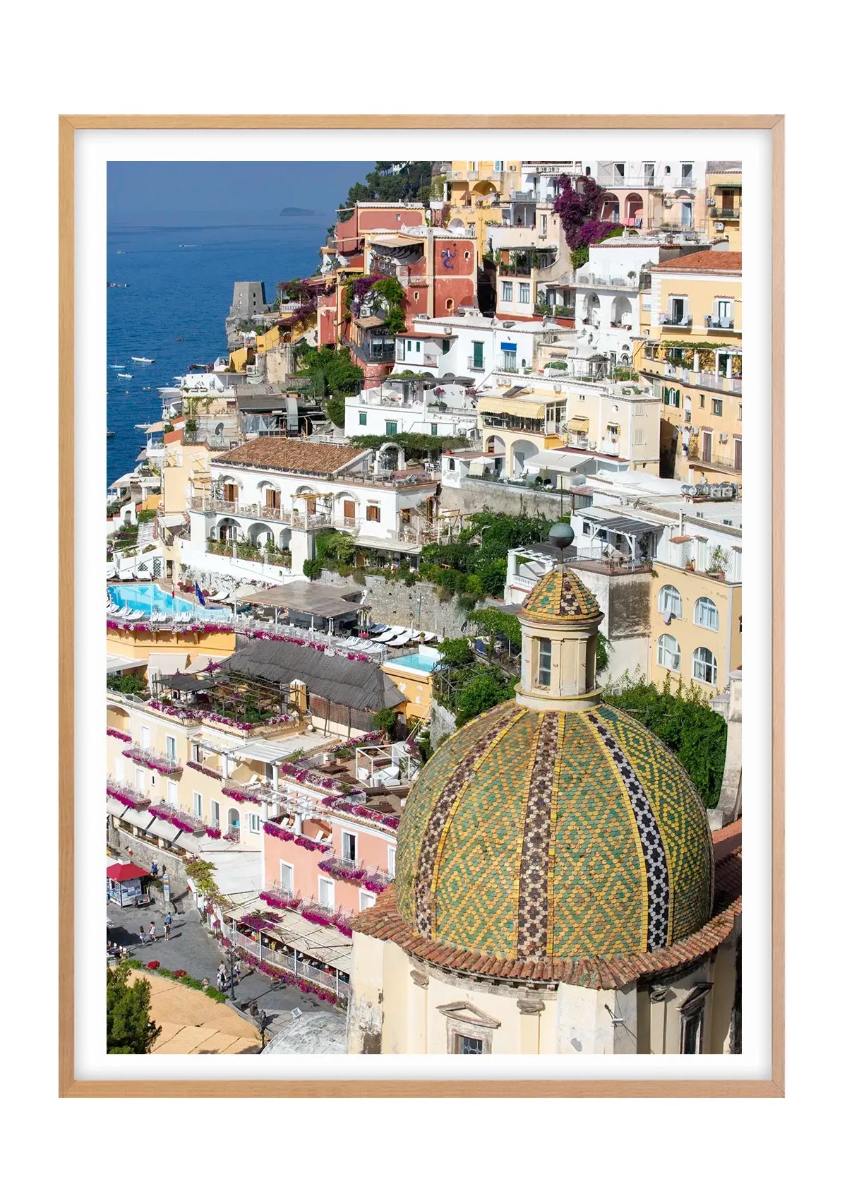 Dome of the Church of Santa Maria Assunta, Positano