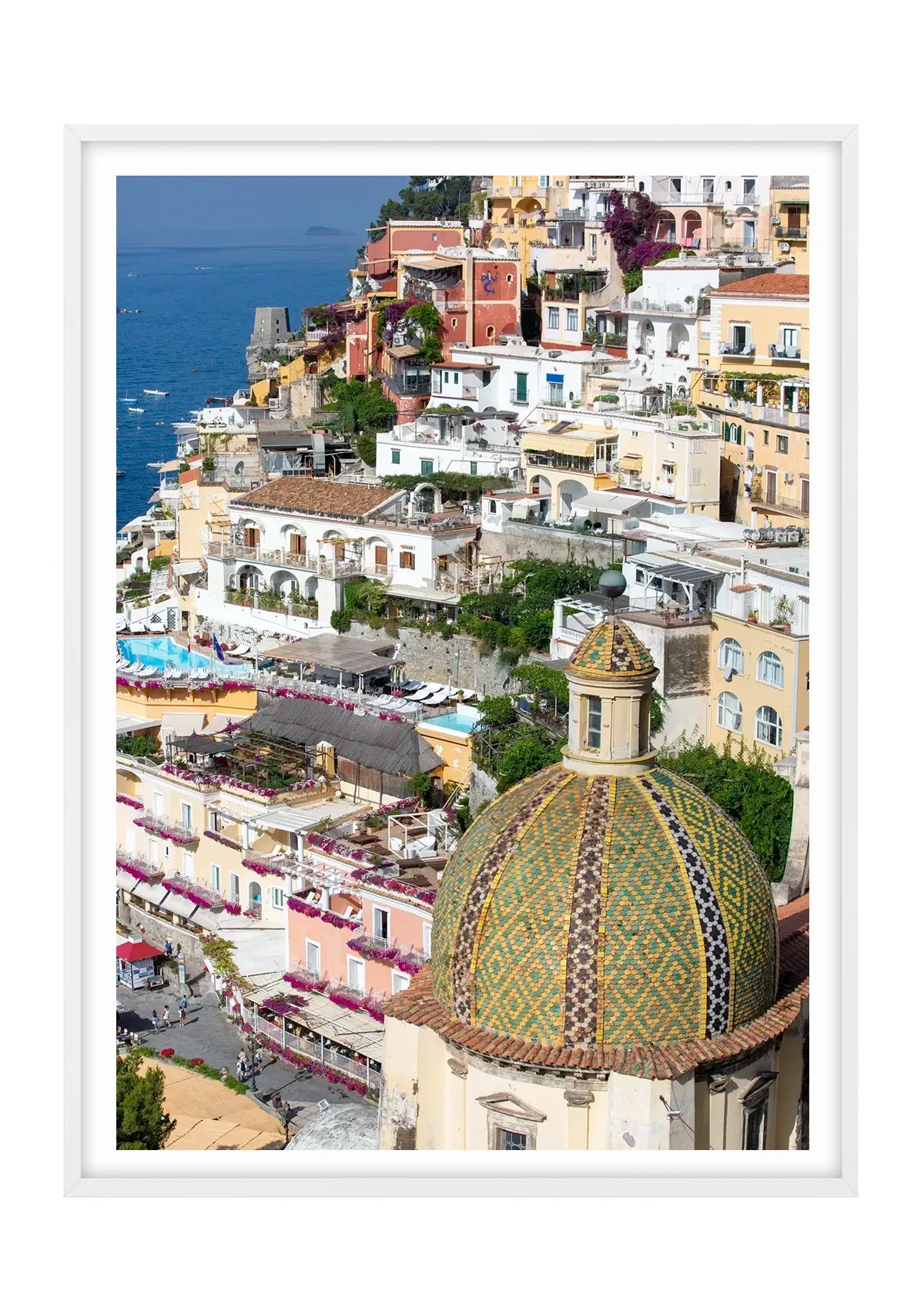 Dome of the Church of Santa Maria Assunta, Positano